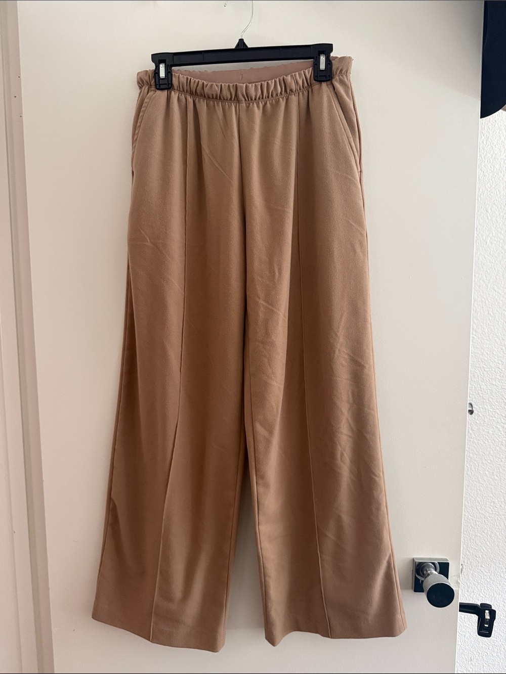 GAP Women's Tan Wide Leg Seam Easy Pants